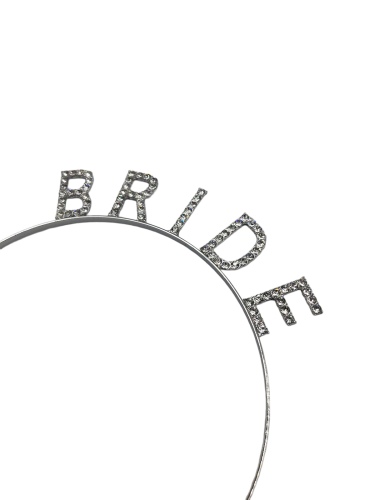 Taç Metal Taşlı Bride Gümüş - 2