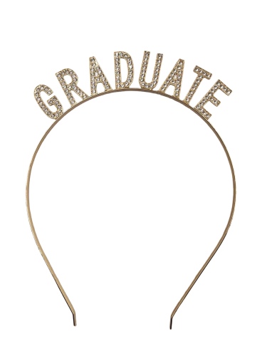 Taç Metal Taşlı Mezuniyet Graduate Altın - 