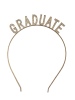Taç Metal Taşlı Mezuniyet Graduate Altın - 1