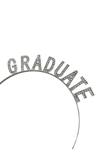 Taç Metal Taşlı Mezuniyet Graduate Gümüş - 2