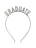 Taç Metal Taşlı Mezuniyet Graduate Gümüş - 1