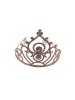 Taç Metal Taşlı Prenses İşlemeli Lüks Rose Gold - 1