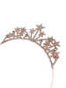 Taç Metal Taşlı Yıldızlı Rose Gold - 2
