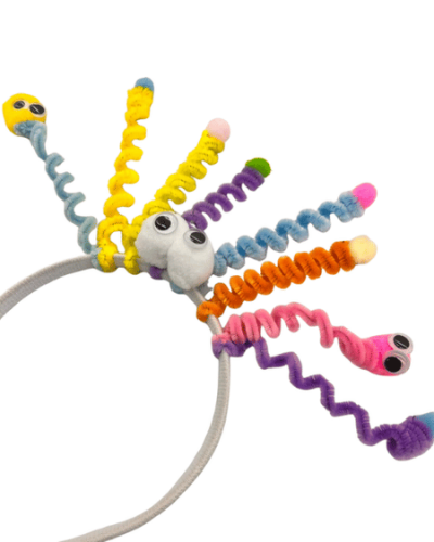 Taç Oynar Gözlü Şönil Çılgın Saçlar - 2