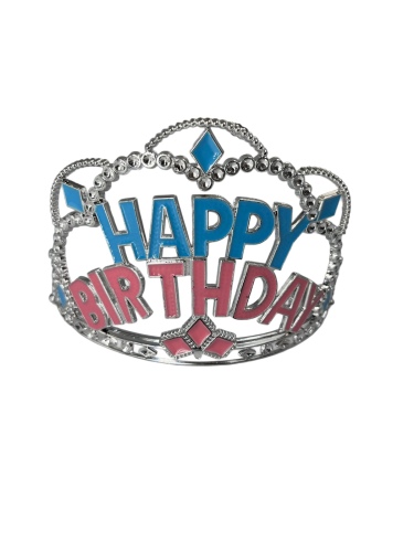 Taç Plastik Happy Birthday Geçmeli - 1