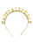 Taç Plastik Parlak Happy Birthday Yazılı Gold - 1