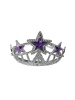 Taç Plastik Yıldızlı Geçmeli Mor - 1