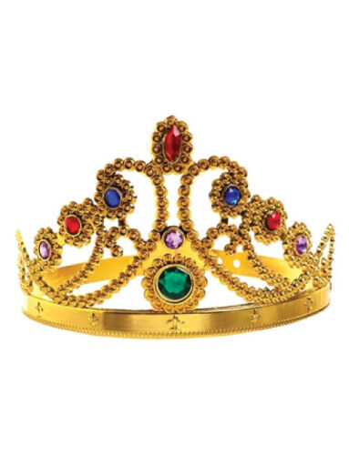 Taç Kraliçe Plastik Altın - 