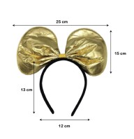 Taç Saten Parlak Minnie Gold - 2