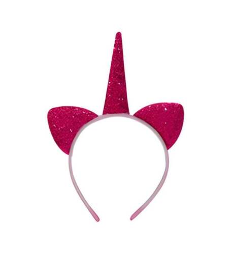 Taç Unicorn Simli Fuşya - 