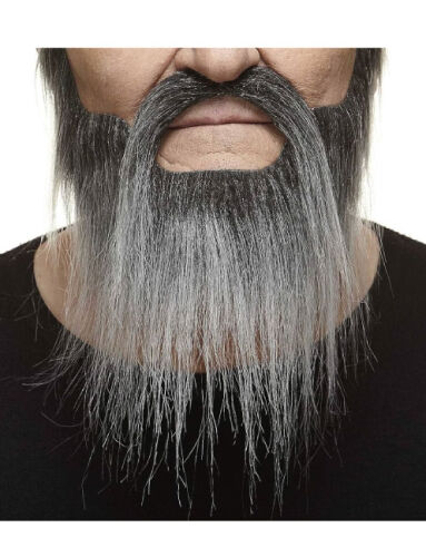Takma Sakal Bıyık Beyaz Geçişli - 