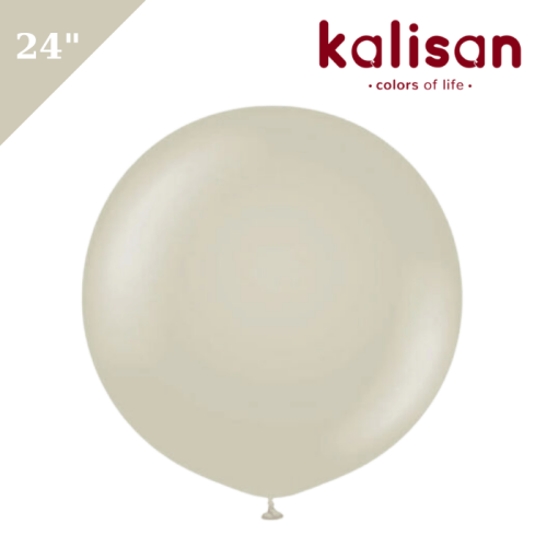 Lateks Retro Balon 24 inç Taş (Storne) - 