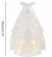Tokalı Duvak İncili Ledli - 4