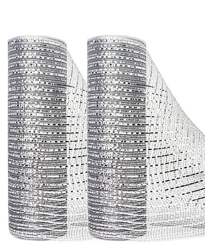 Tül İran Simli 10 Metre Gümüş - 