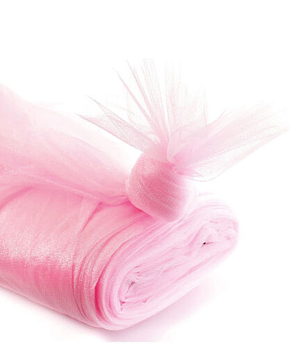 Tül Kristal 50 Metre Pembe - 
