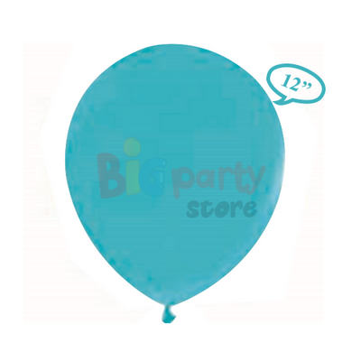 Lateks Pastel Balon Turkuaz Mavisi 100 Parça - 2