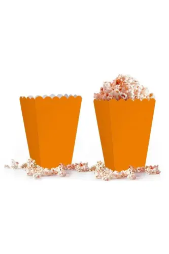 Mısır Kutusu Düz Turuncu / 8 Parça - 