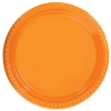 Plastik Tabak Turuncu 22 Cm / 25 Parça - 1
