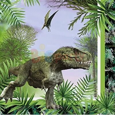 Lisanslı Vahşi Jurassik Kağıt Peçete 16 Parça - 