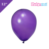 Lateks Metalik Balon 100 Parça Mor 12 İnç Balonevi - 1