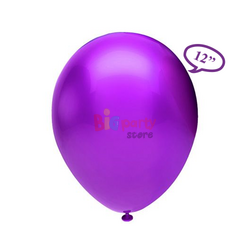  - Metalik Balon Violet 100 'lü