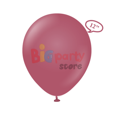Lateks Retro Pastel Balon Yaban Çileği 100lü - 1