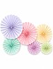 Kağıt Yelpaze Makaron Karışık Set 6 Parça - 1