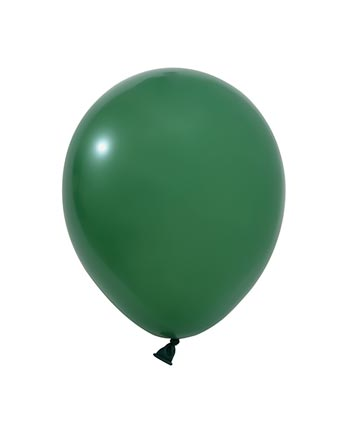 Lateks Pastel Balon Koyu Yeşil 100 Parça - 1