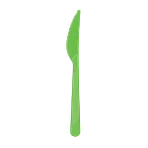 Plastik Bıçak Yeşil / 25 Parça - 1