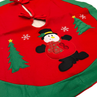 Yılbaşı Ağaç Örtüsü Peluş Figürlü 90 Cm Lüks - 2