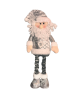 Yılbaşı Ayakları Uzayan Noel Baba Gümüş 30-45 Cm - 1