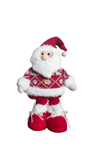 Yılbaşı Ayakları Uzayan Noel Baba Kırmızı 25-45 Cm - 2