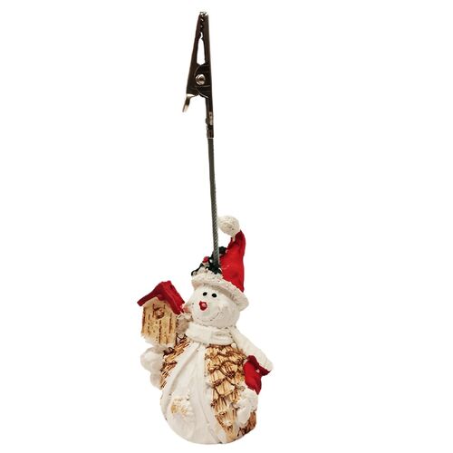 Yılbaşı Biblo Kardan Adam Figürlü Notluk - 