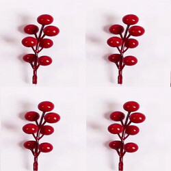 Yılbaşı Çam Dalı Berry 9 cm 12li - 2