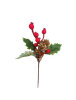 Yılbaşı Çam Dalı Berryli Çift Kozalaklı 20 Cm - 1