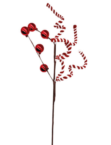 Yılbaşı Çam Dalı Şekerli Burgulu Toplu 9 Parça 60 Cm - 1