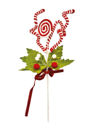 Yılbaşı Çam Dalı Sosyete Çubuk Şekerli 40 Cm - 1