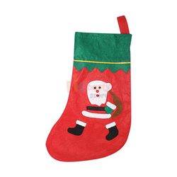 Yılbaşı Çorabı Keçe Noel Baba Figürlü Büyük 35 Cm - 1