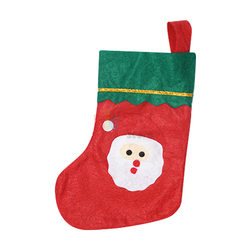 Yılbaşı Çorabı Keçe Noel Baba Figürlü Küçük 20 Cm - 1