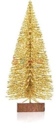 Yılbaşı Masa Üstü Çam Ağacı Karlı Renkli Simli 20 Cm (Renk Seçiniz) - 3
