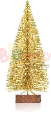 Yılbaşı Masa Üstü Çam Ağacı Karlı Renkli Simli 20 Cm (Renk Seçiniz) - 3