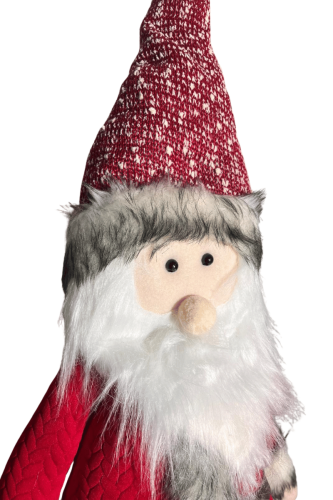 Yılbaşı Dekoratif Noel Baba Ekoseli Ayakları Uzayan 55-80 Cm - 3