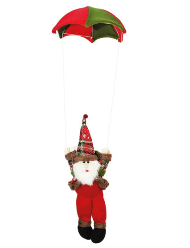 Yılbaşı Dekoratif Paraşütlü Peluş Noel Baba - 1
