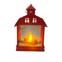 Yılbaşı Fener Ledli Ev Model 15 Cm 12 Parça - 2