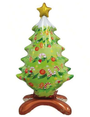 Yılbaşı Folyo Balon Ayaklı Çam Ağacı 120 Cm - 