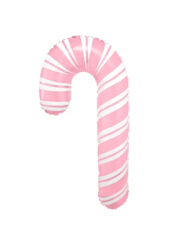 Yılbaşı Folyo Balon Baston Şeker Pembe - 1