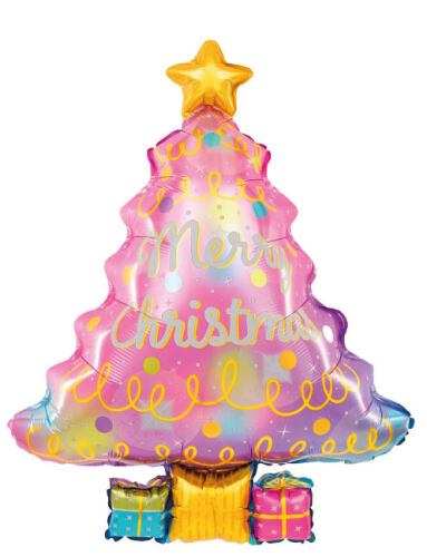 Yılbaşı Folyo Balon Çam Ağacı Degrade 75 Cm - 