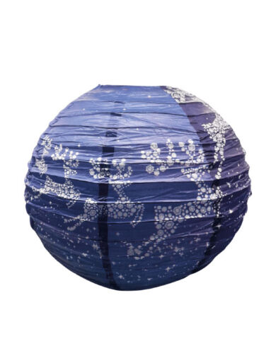 Yılbaşı Japon Feneri 40 Cm Mavi Temalı - 1