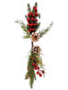 Yılbaşı Çam Dalı Berryli Kozalaklı Masa Tipi 50 Cm - 1