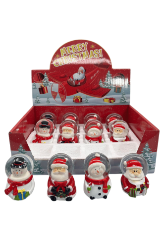Yılbaşı Kar Küresi Astronot Model 7 Cm 12 Parça - 1